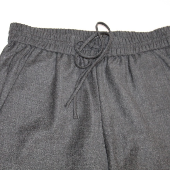 J. Crew Drawstring Comfort Wool Blend Jogger Pants Charcoal Gray Women's Size 00 - Picture 6 of 7